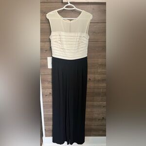Chaya Black and White Jumpsuit, size 12 👘